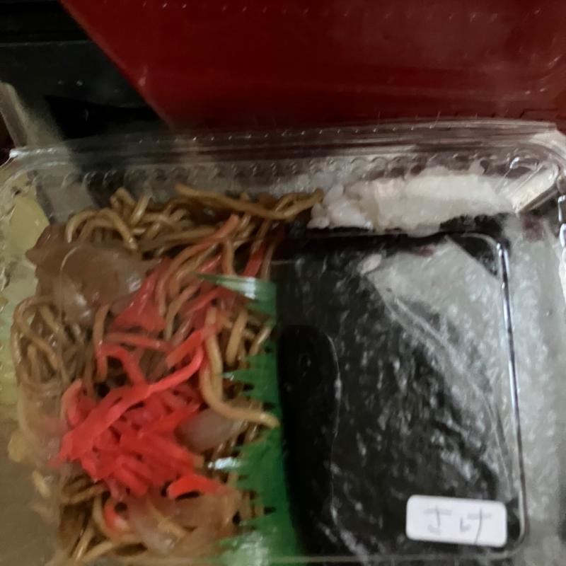 やきそばセット(おむすびせんごくや)