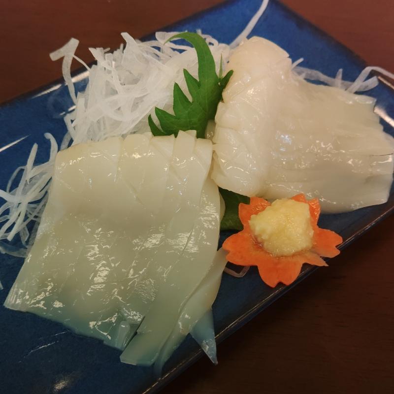 イカ刺身　単品(番屋みんこま)