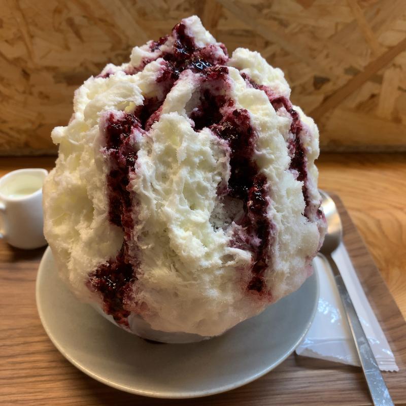 レアチーズのかき氷(かき氷 SCHAFT)