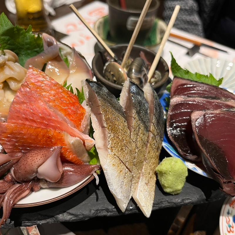 お造り(地きんめ鯛専門　銀座はなたれ)