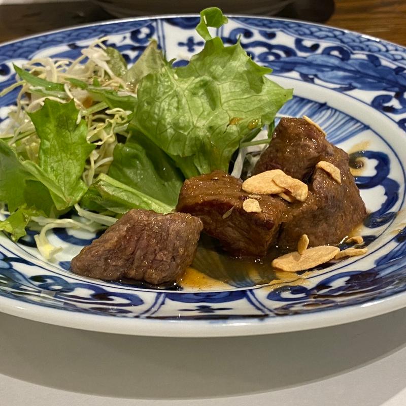 サイコロステーキ(伊都ダイニング)