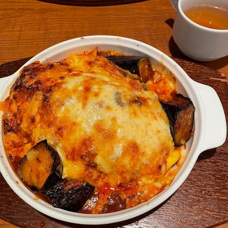 ドリアオムライス　揚げなすときのこ(シャポールージュ )