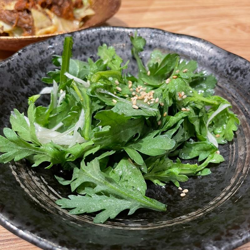 春菊のサラダ(OSAKAきっちん。東急プラザ渋谷)