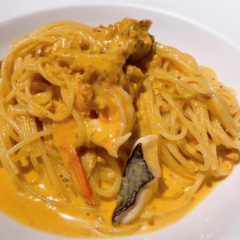 ウニと魚介たっぷりのアンチョビクリームソース(オステリア ファーヴェ （Osteria fave）)