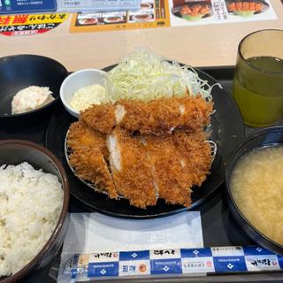 ササミかつ定食増量＆無料クーポンポテサラ(松乃家 ひばりが丘店 )