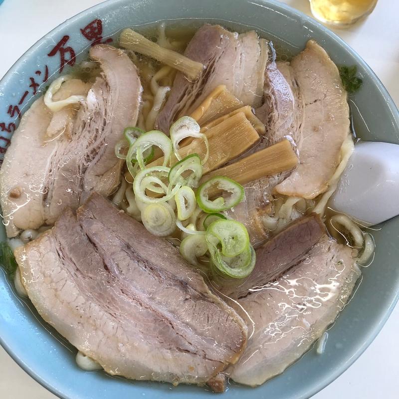 チャーシュー麺　大盛(手打ちラーメン 万里)
