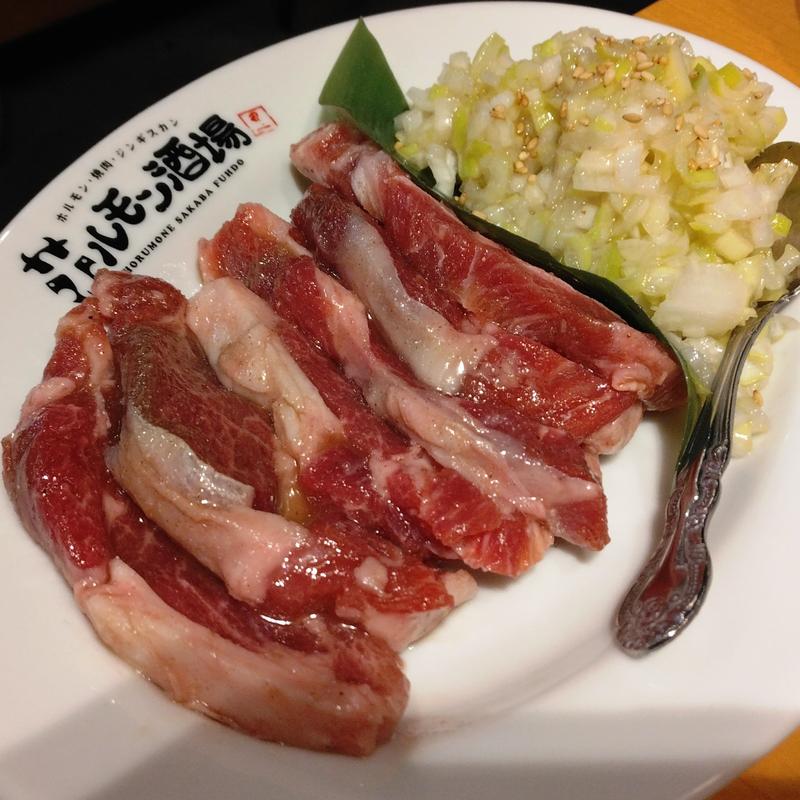 ネギ塩ジンギスカン(ホルモン酒場風土 札幌駅前店)