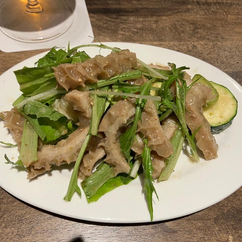 トリッパのサラダ仕立て(Beer cafe 麦と猫)