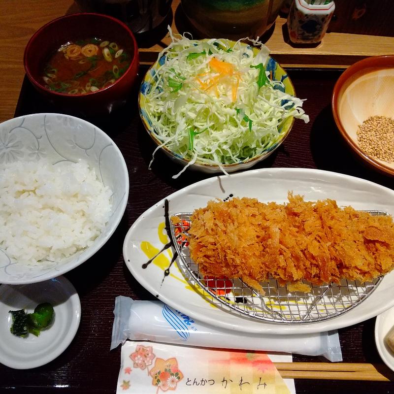 ヒレカツ定食(かわみ)