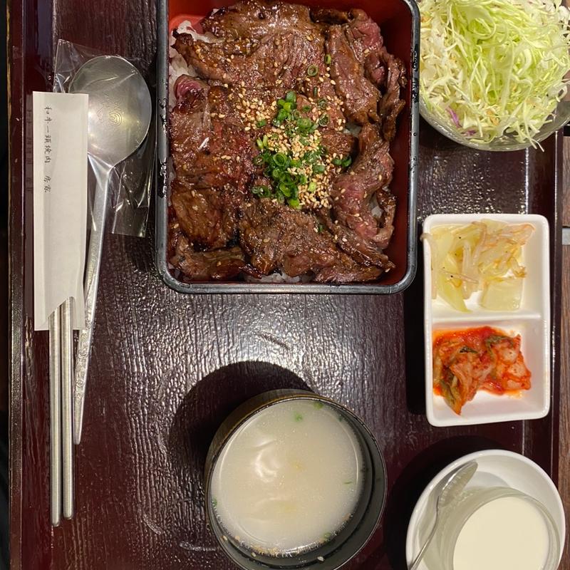 ハラミ重御膳(和牛一頭焼肉 盛岡手打冷麺 房家(ボウヤ) 日本橋店)