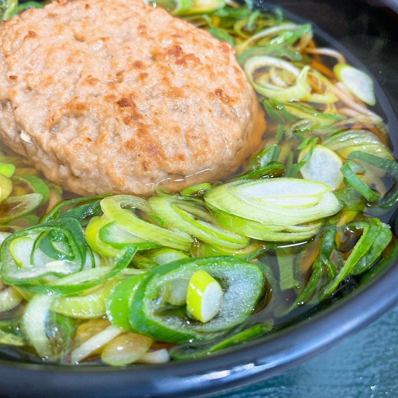 鶏つくねハンバーグの九条葱そば(箱根そば 豊洲店 )