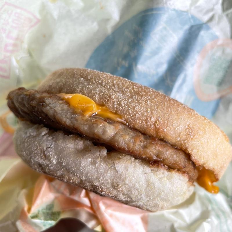 ソーセージマフィン(マクドナルド 新潟亀貝店)