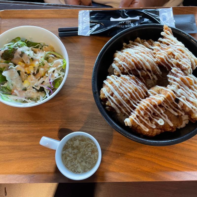 マヨ唐揚げ(大盛)(Sports Cafe MILAN 万代店 （スポーツ カフェ ミラン）)