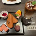 焼き立て三笠パンケーキ春季節限定(文明堂カフェ （BUNMEIDO　CAFE）)