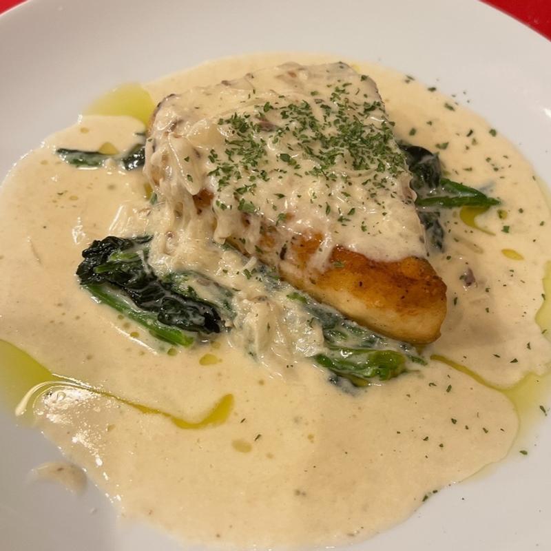 メカジキのソテー アンチョビクリーム(トリコローレ)