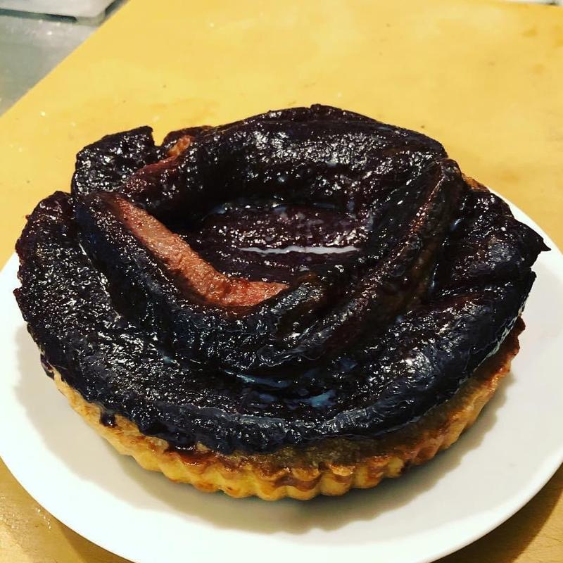 焼きバナナのタルト(レストラン ボンジョリーナ 高円寺)