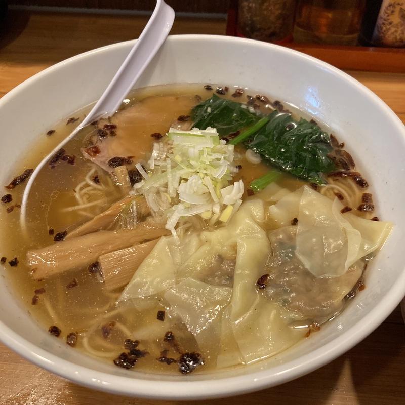 焦がしネギ塩らあめんわんたんトッピング(やくみや )