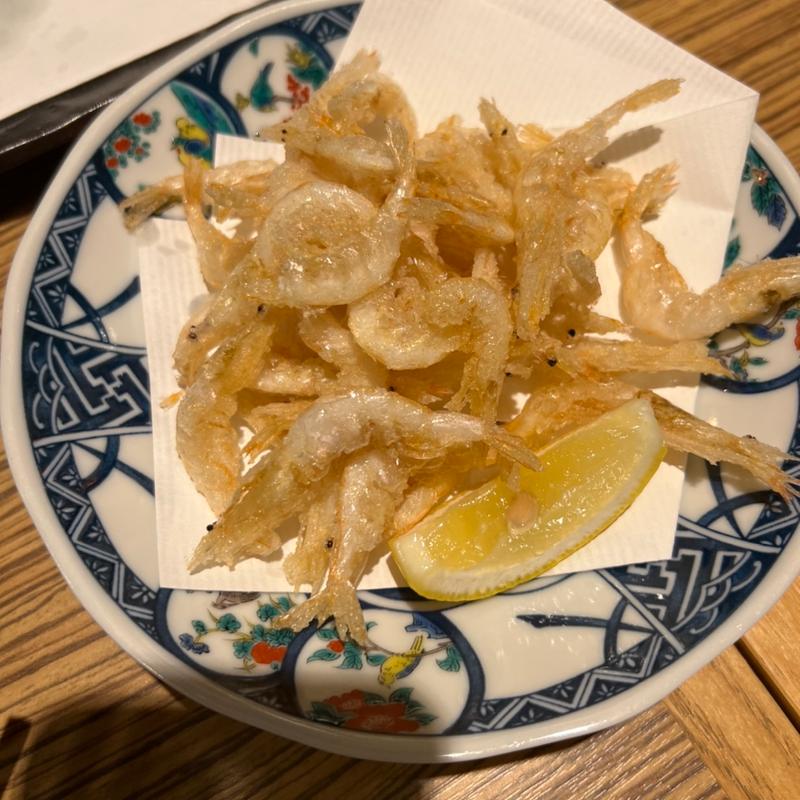 白海老の唐揚げ(玄杜亭)