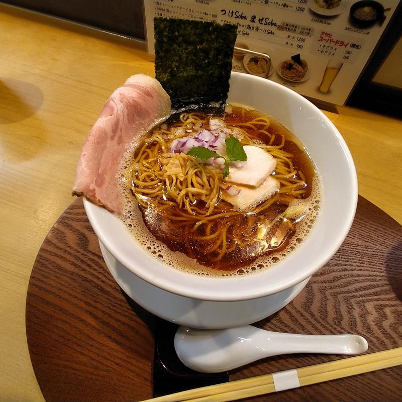 極み煮干しsoba(銀座 篝(かがり)鎌倉店)