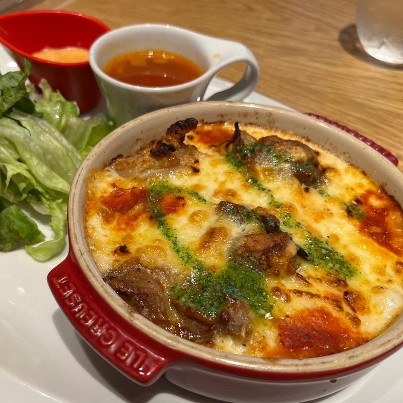 チキンドリア バジルトマトソース(むさしの森Ｄｉｎｅｒ ムスブ田町店)