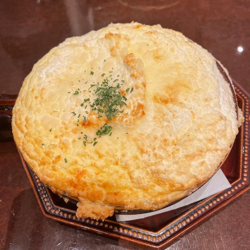 たっぷり海老のスフレリゾット(サロン　卵と私　イオンモール広島府中店)