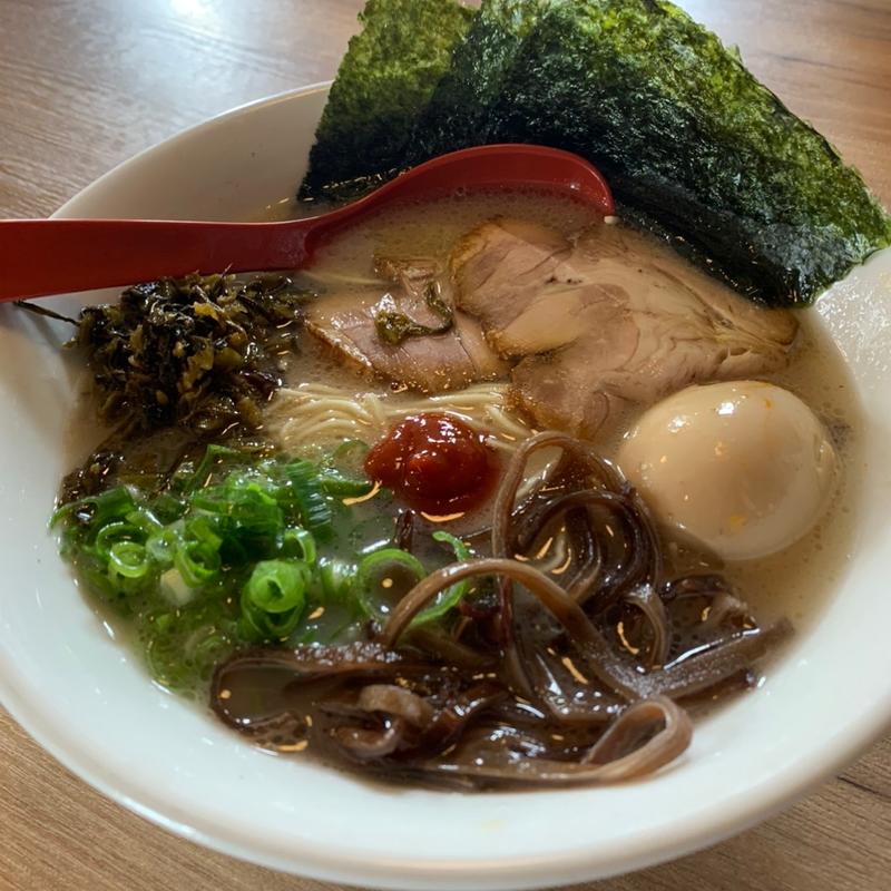 博多豚骨　黒　全部のせ(つけ麺　白虎 )