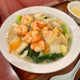 海老野菜丼(中華飯店 一番)