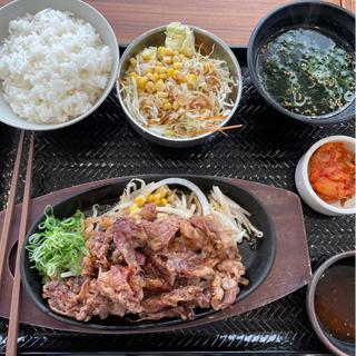 カルビ定食(カルビ丼とスン豆腐専門店 韓丼 天白店)