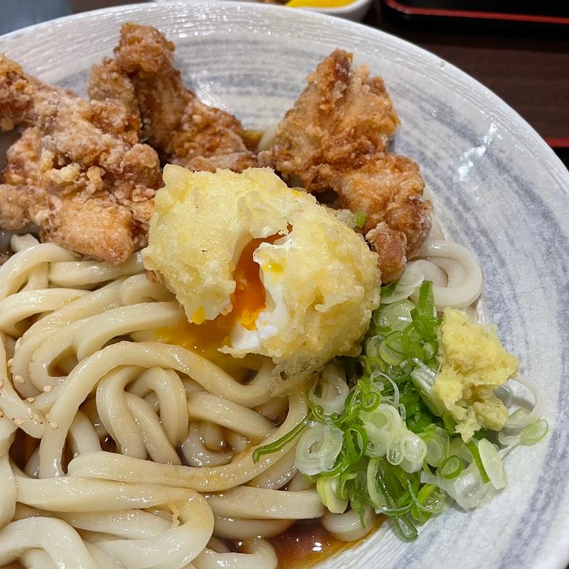 おやこうどん(ザンギうどん一久 狸小路本店)