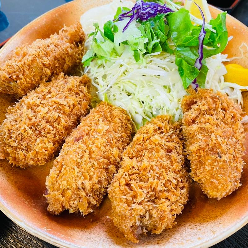 牡蠣フライ定食(御食事処みや川)
