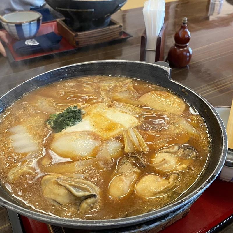 牡蠣の味噌煮込みうどん(坂東太郎 研究学園総本店 )