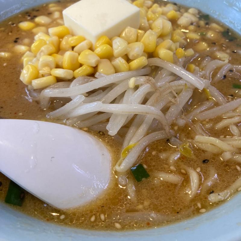 味噌バターコーンラーメン(くるまやラーメン根岸店)