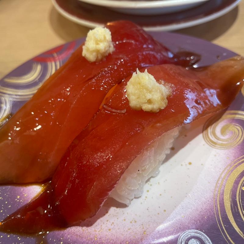 漬けまぐろ山わさび(回転寿し トリトン 北8条光星店)