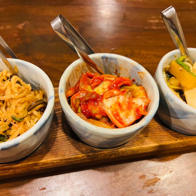 サービスお漬物3種(塩梅 （あんばい）)