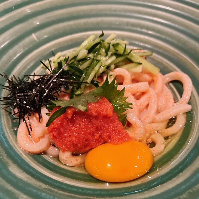 明太子のおうどん(温・冷)(おいしいおうどん つるとんたん BIS TOKYO)