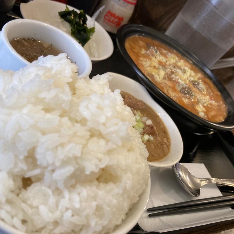 もつ煮トリッパ定食大盛り+もつ煮小皿セット(たま家食堂 美好町店 )