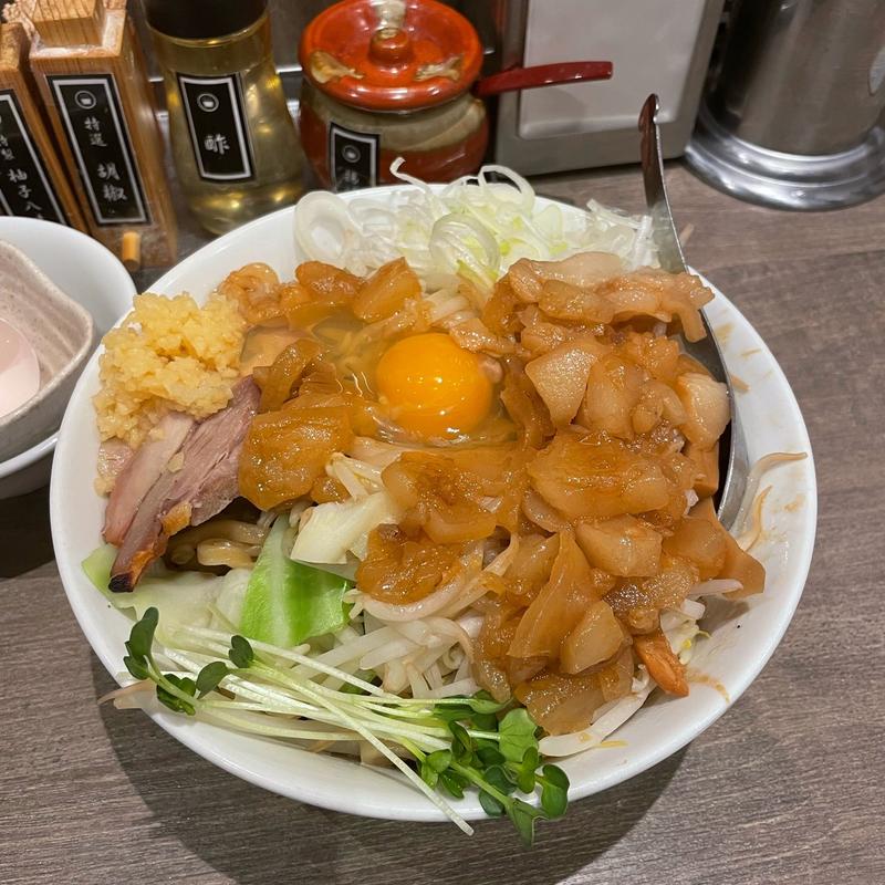 まぜそば(つけめんTETSU  丸井北千住店)