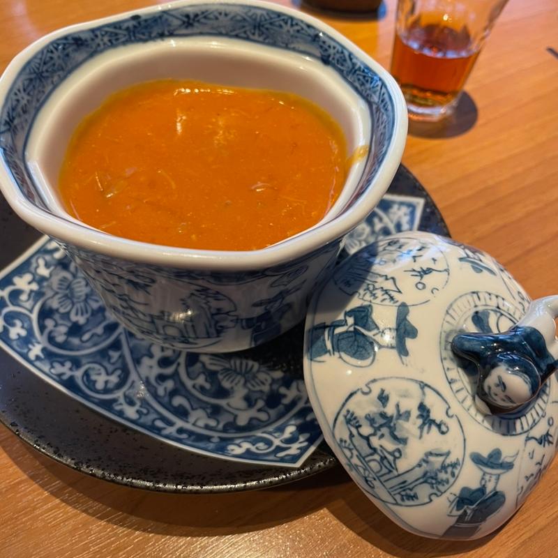 春香コース　謝朋殿名物　うにとフカヒレスープ (謝朋殿 グランデュオ立川店 )
