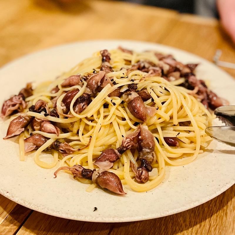 ホタルイカのアンチョビバターパスタ(opti)