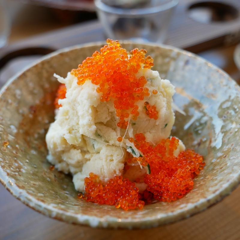 自家製ポテサラとびこ(酒蔵 森下 別館)