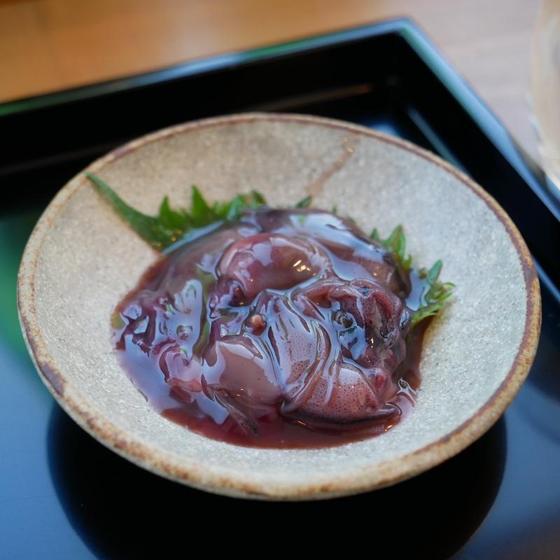 ホタルイカの沖漬け(酒蔵 森下 別館)