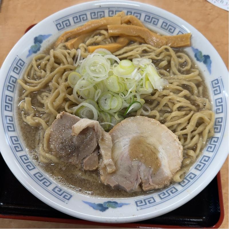 極煮干し中華　太麺(中華そば雲ノ糸 酒田店)
