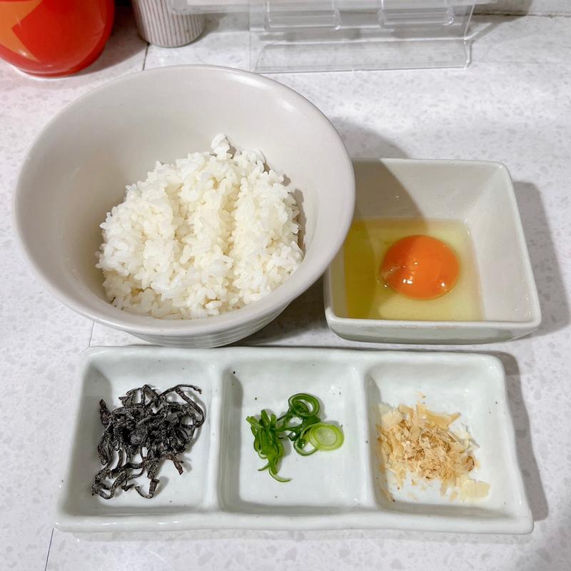 玉子かけご飯(ラーメン星印 )