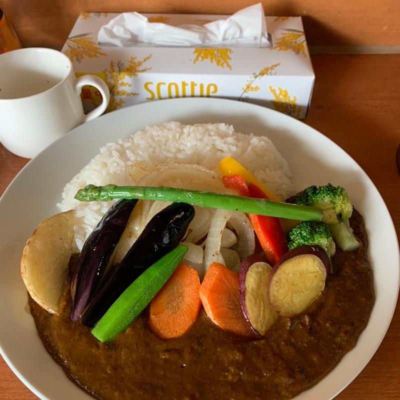 素揚げ野菜カレー(26号くるりんカレー)