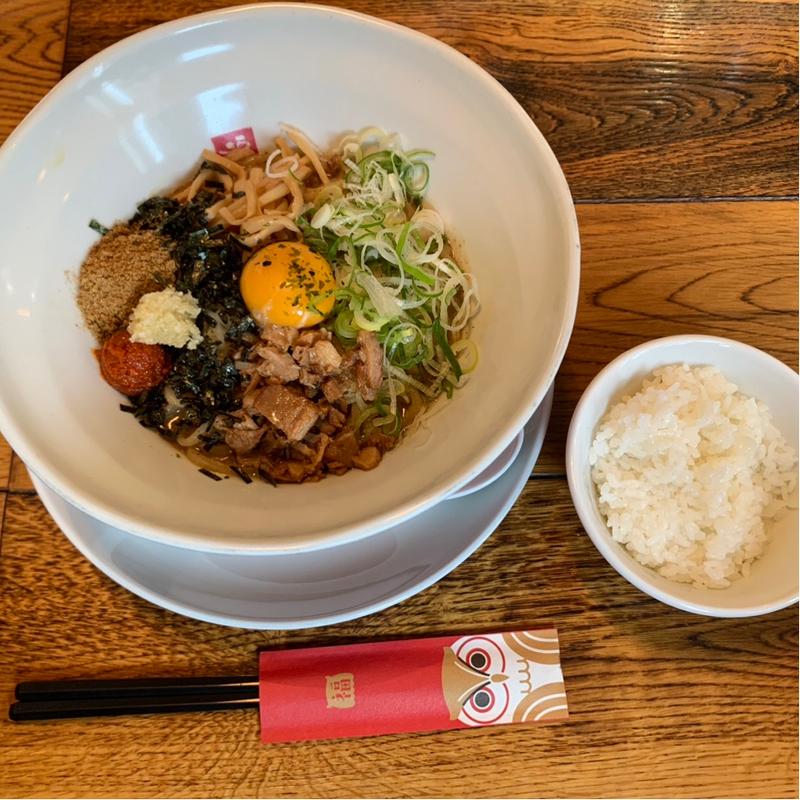 からみそ まぜそば(からみそラーメン ふくろう 多治見店)