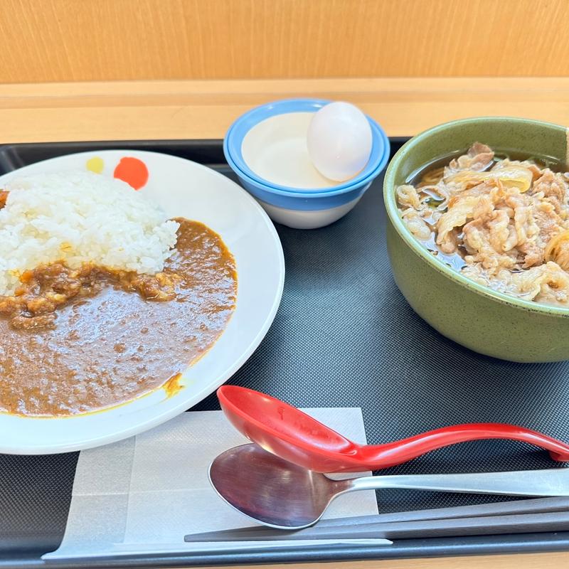 肉そばミニカレーセット(松屋 保土ヶ谷PA店（保土ケ谷PA・下り 軽食・フードコート）)