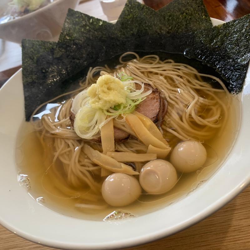 生姜そば　大盛　まる特トッピング(中華そば 鶴亀)