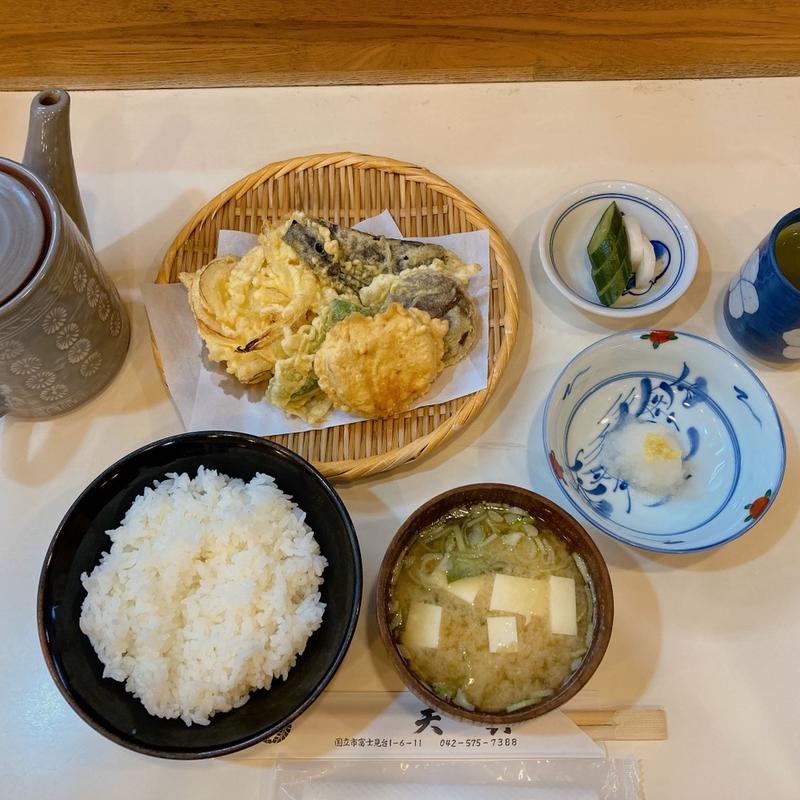 野菜てんぷら定食(天兵)