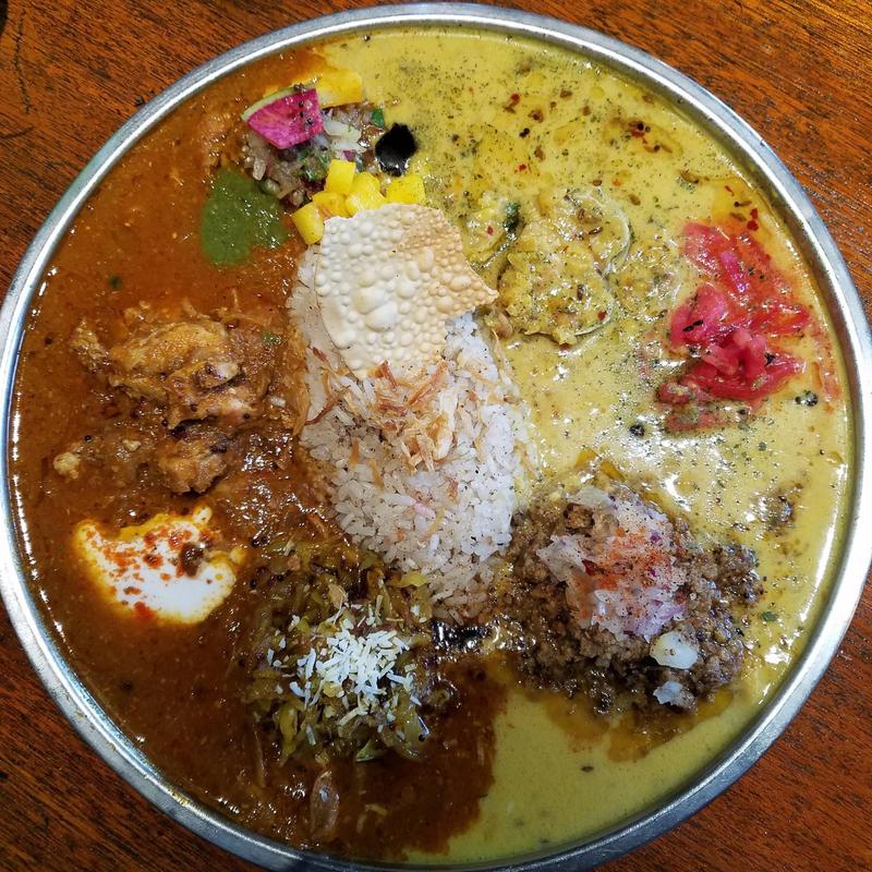 カレープレート ベンガルキーマ(カレー屋バンバン)