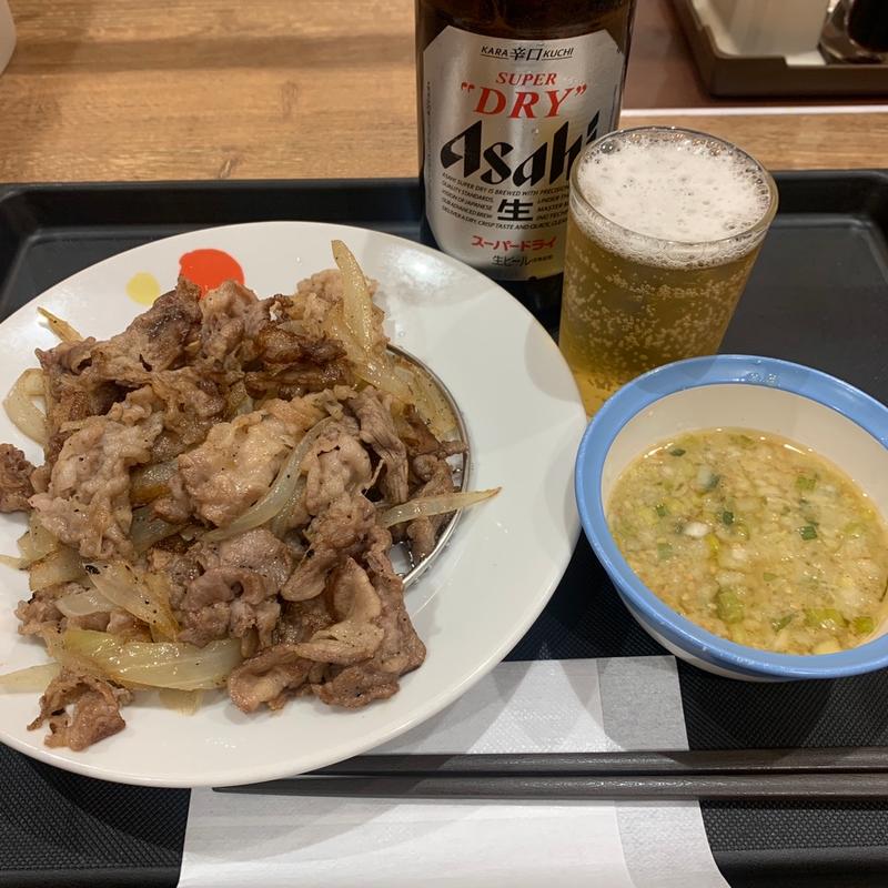 ネギダレ牛バラ焼(単品)(松屋 国立店（マイカリー食堂併設）)